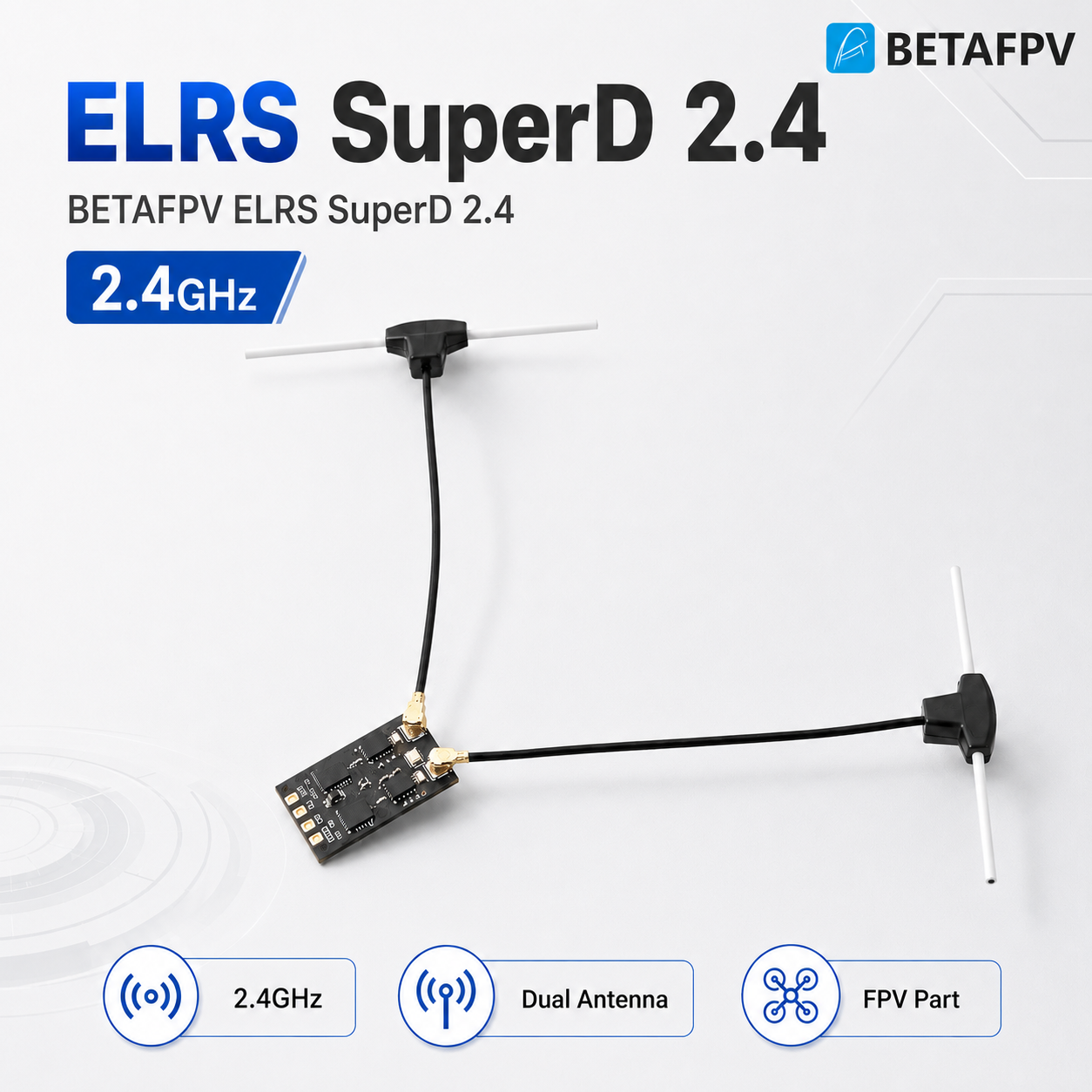 Drone Racing Receiver - BETAFPV ELRS Receiver 915MHz For FPV