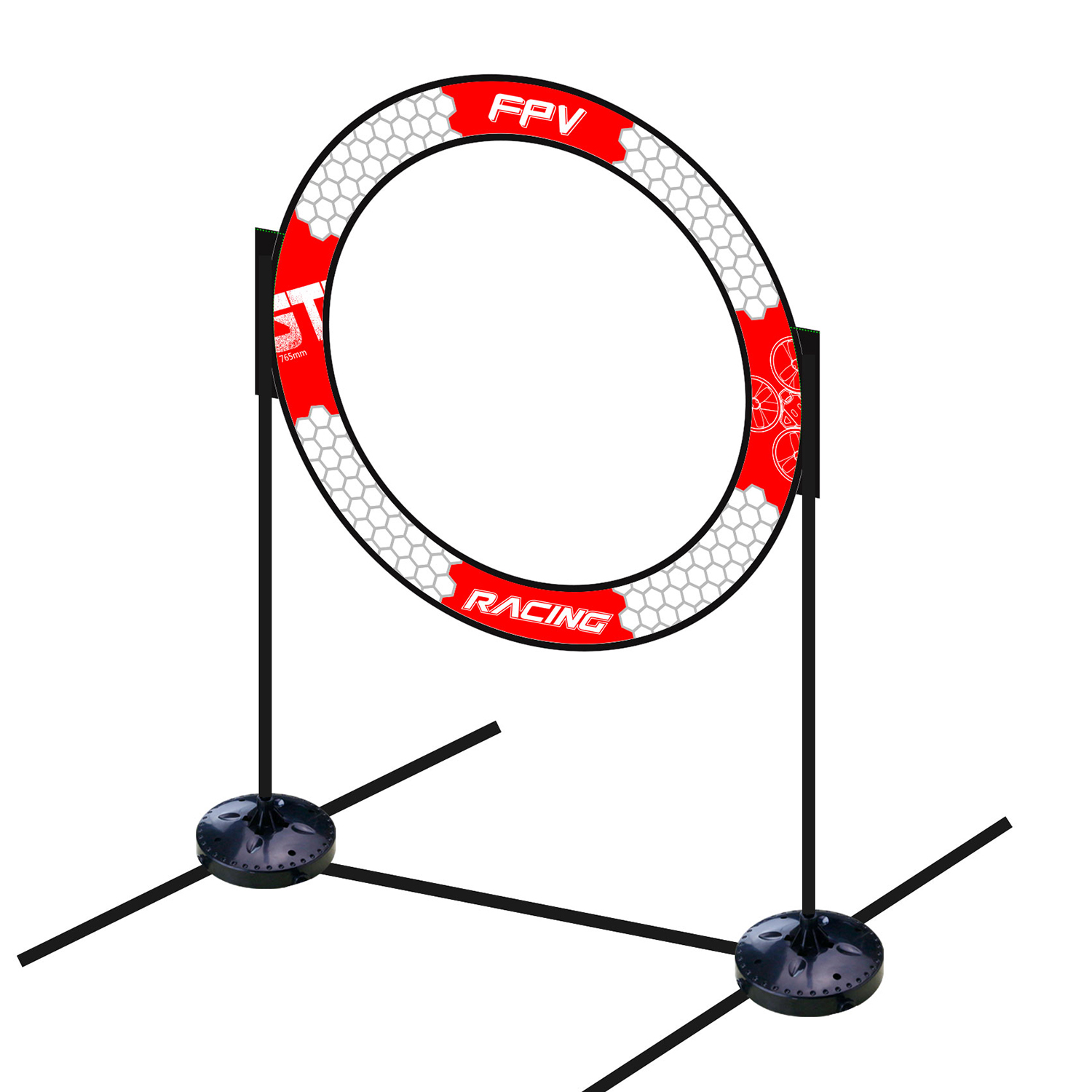 Drone Racing Flag - 765mm Circular Drone FPV Racing Gate