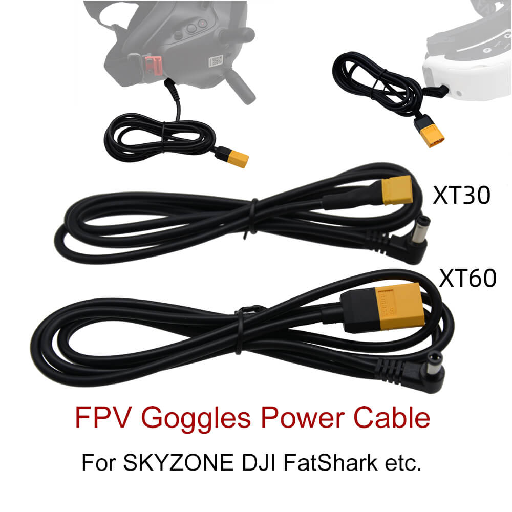Drone Racing Gate - 1.2M FPV Goggles Power Cable XT60