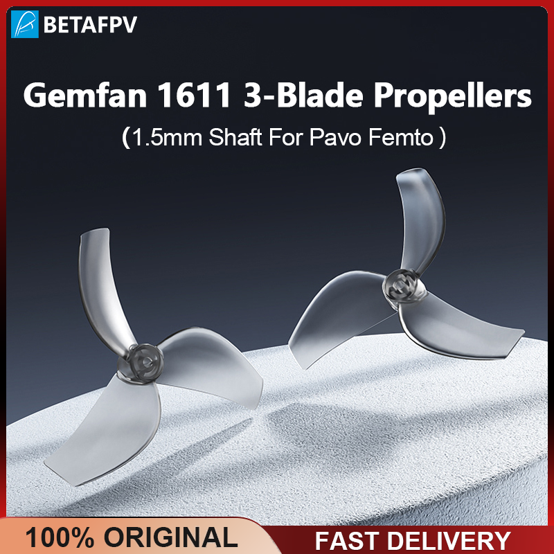 Drone Racing Propeller - BETAFPV 12Pcs Gemfan 1611 3-Blade CW