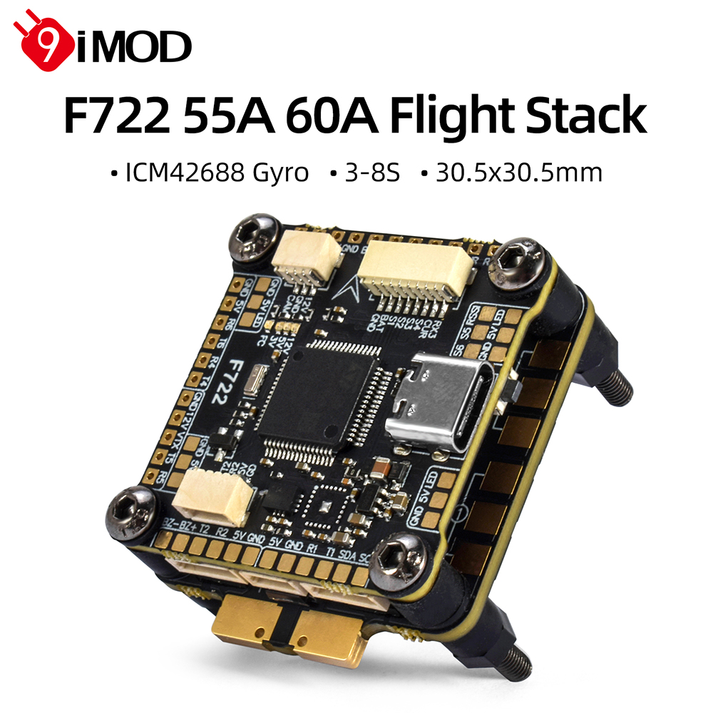 Drone Racing Esc - 9IMOD F722 Flight Stack F722 Flight