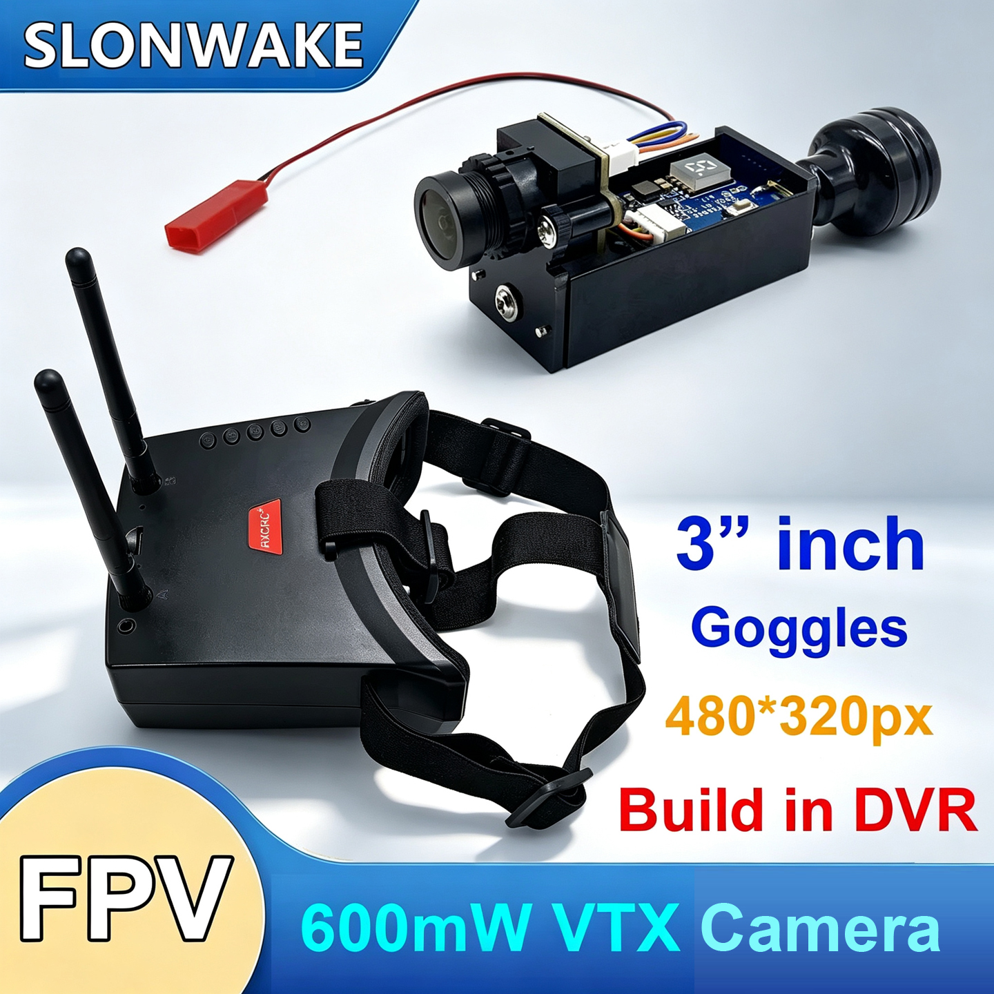 Drone Racing Frame - 5.8G 56CH Dual Antennas FPV Goggles