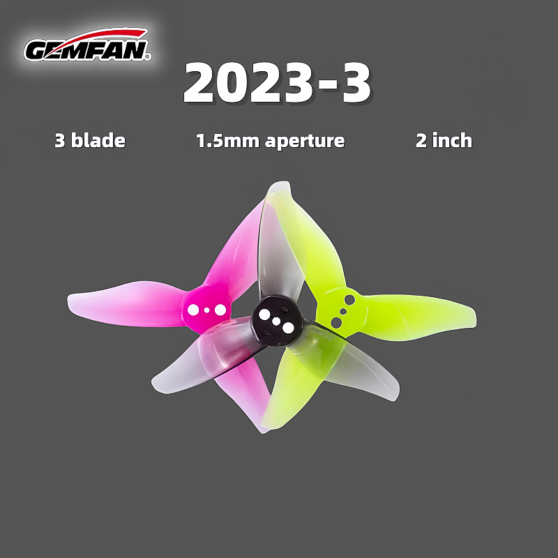 Gemfan 2023 three bladed 2-inc - Drone Racing Gate review and price