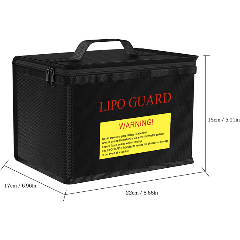 Lipo Guard Safety Bag Fireproo - Drone Racing Battery review and price