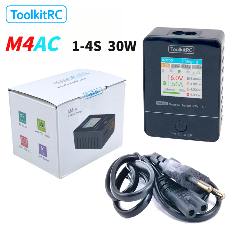 ToolkitRC M4AC 1-4S Lipo LiHV  - Drone Racing Charger review and price