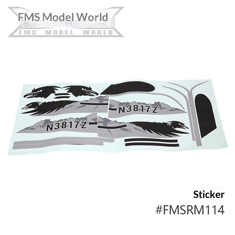 FMS RC Plane Decals For 1700mm - Drone Racing Motor review and price