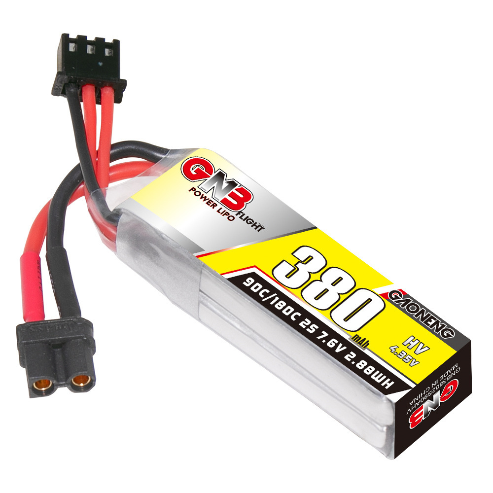 GNB 2S 7.6V 380mAh 90C/180C Li - Drone Racing Battery review and price