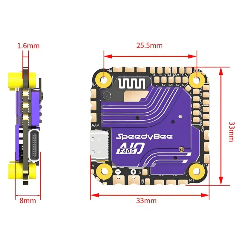 SpeedyBee F405 AIO Flight Cont - Drone Racing Esc review and price