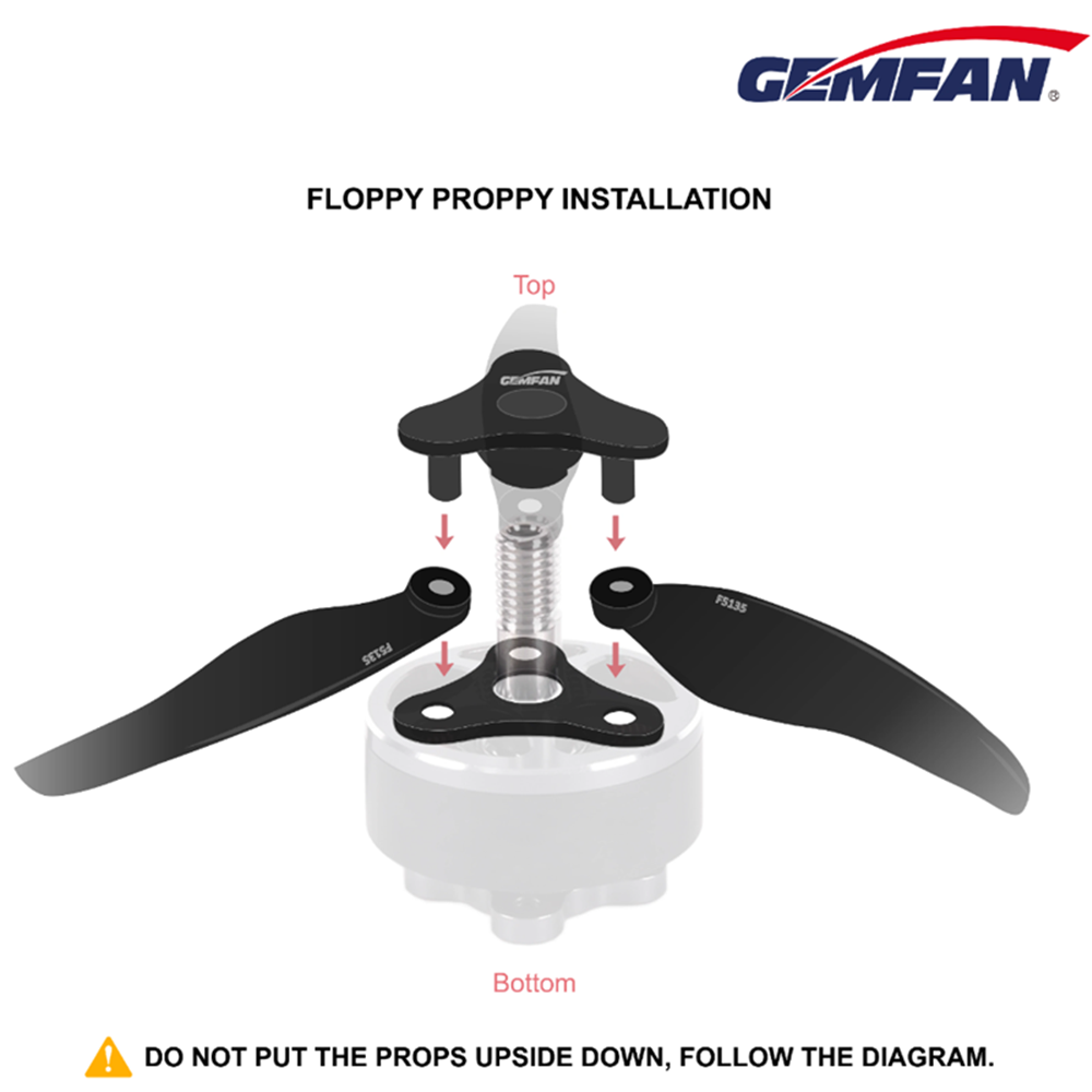 Folding Propeller 5135 Gemfan  - Drone Racing Esc review and price