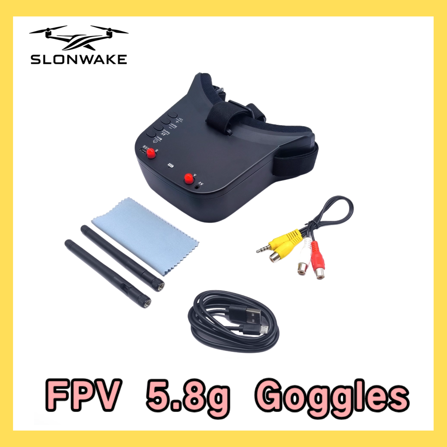 SLONWAKE 5.8G 48CH FPV 400mw V - Drone Racing Frame review and price