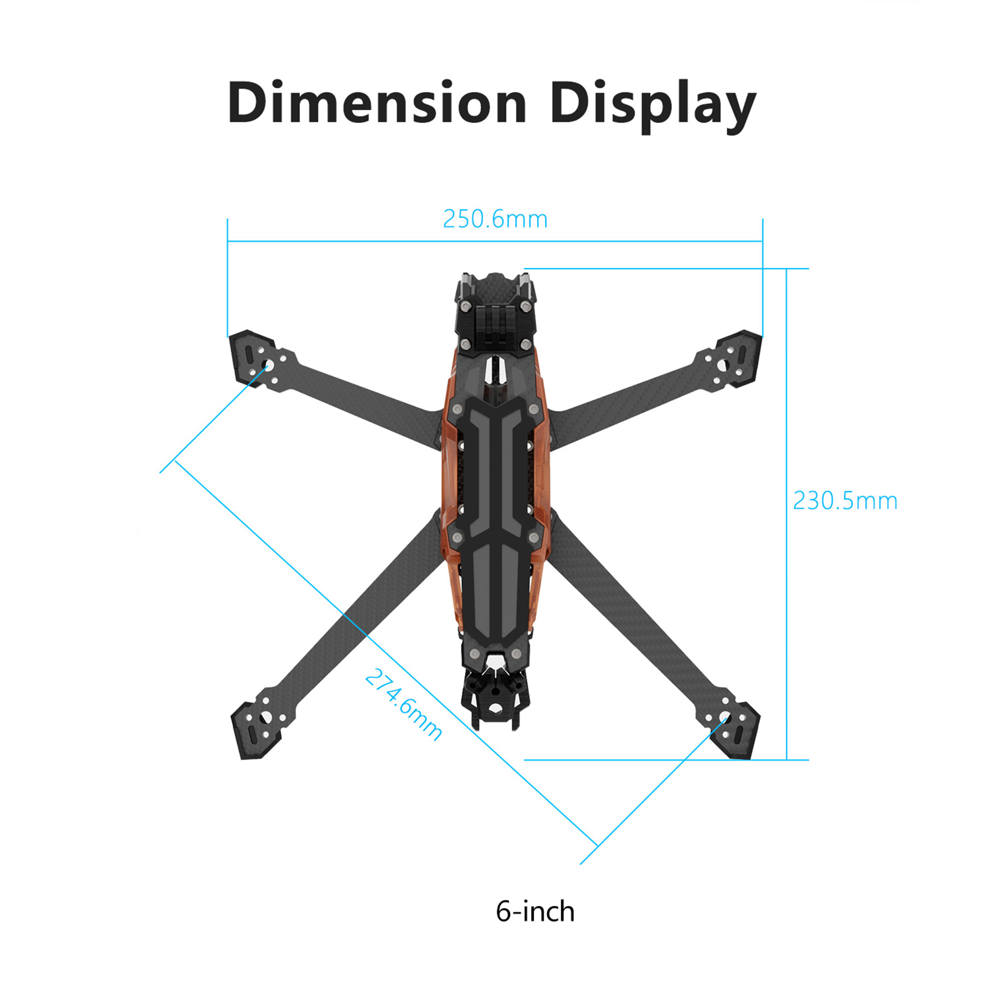 GEPRC GEP-Vapor-D5 D6 O4 Pro C - Drone Racing Frame review and price