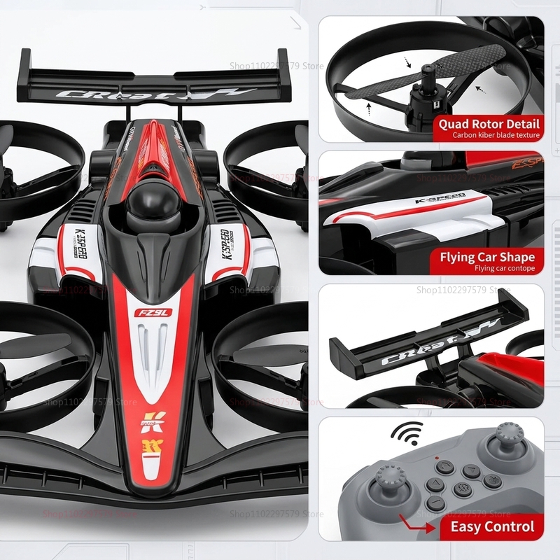 Mini RC Flying Car Transformab - Drone Racing Charger review and price