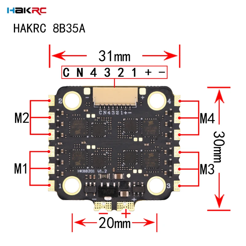 HAKRC F7220 V2 F7 Mini Flight  - Drone Racing Flight Controller review and price